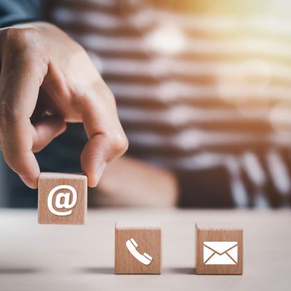 Kontaktm&ouml;glichkeiten via E-Mail, Telefon und Post - Drogenberatung L&ouml;rrach